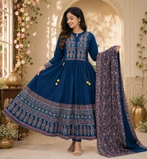 blue suit set