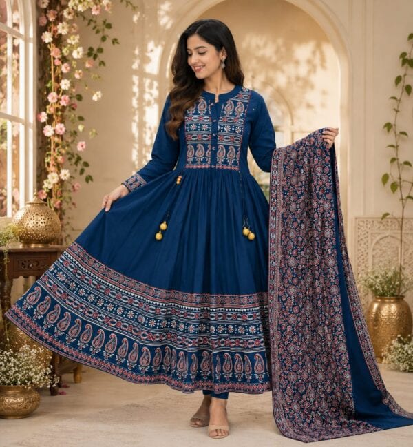 blue suit set